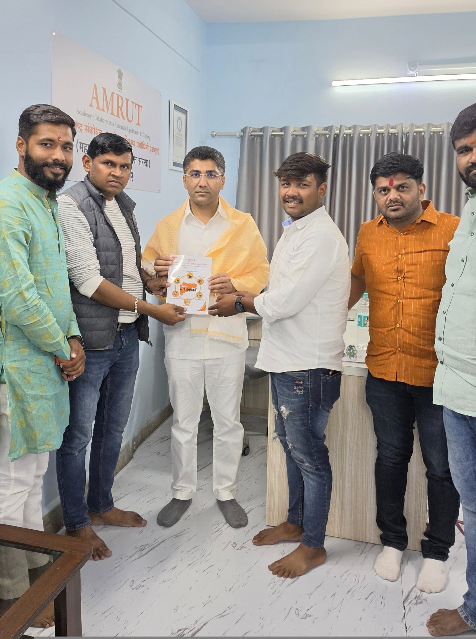 अहिल्यानगर अमृत कार्यालय येथे आमदार मा.संग्रामभैय्या जगताप यांची सदिच्छा भेट.