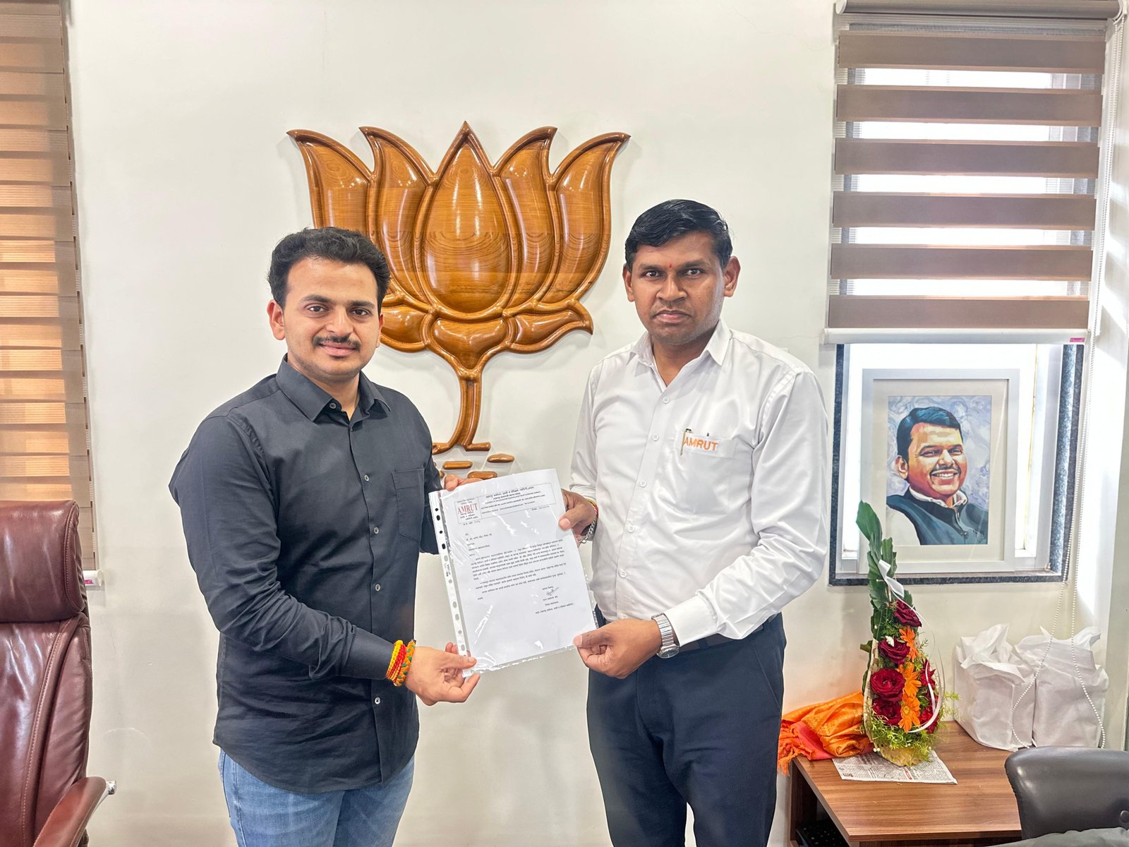 अहिल्यानगर महापालिकेचे नवनिर्वाचित नगरसेवक अ‍ॅड. ऋग्वेद गंधे यांचा 'अमृत'तर्फे सत्कार  अतिरिक्त फोटो