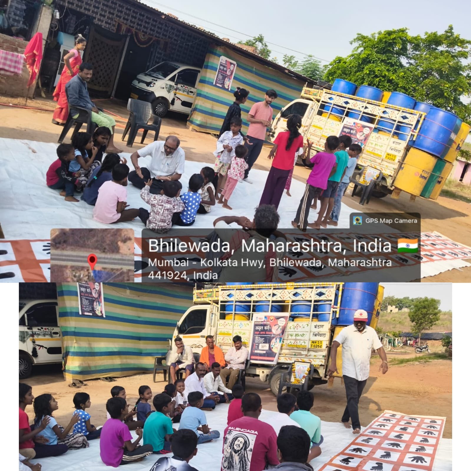 भंडारा जिल्ह्यातील भिलेवाडा पाड्यावर उत्साहात भरला अमृतवर्ग अतिरिक्त फोटो