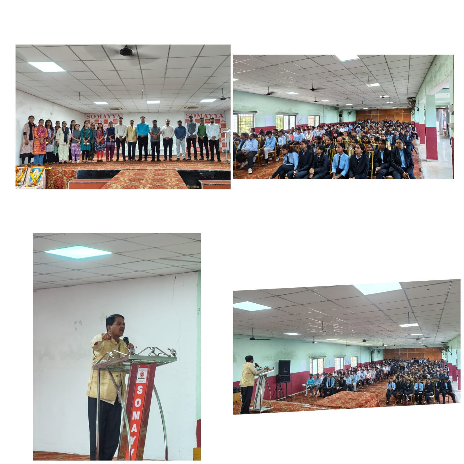 चंद्रपूर येथील सोमय्या पॉलिटेक्निक मध्ये  मा.जगन्नाथ लडकत यांनी उलगडला थोरल्या बाजीरावांच्या शौर्यगाथांचा इतिहास  अतिरिक्त फोटो