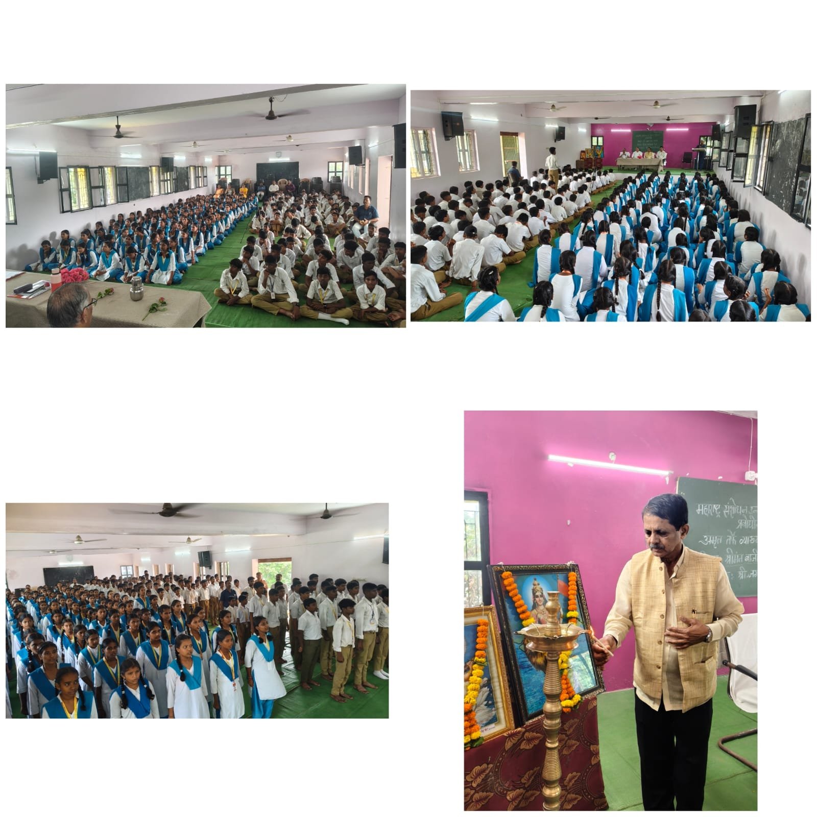 चंद्रपूरच्या  लोकमान्य टिळक विद्यालयात घुमला बाजीरावांच्या पराक्रमाचा जयघोष- मा. जगन्नाथ लडकत यांचे प्रभावी व्याख्यान अतिरिक्त फोटो