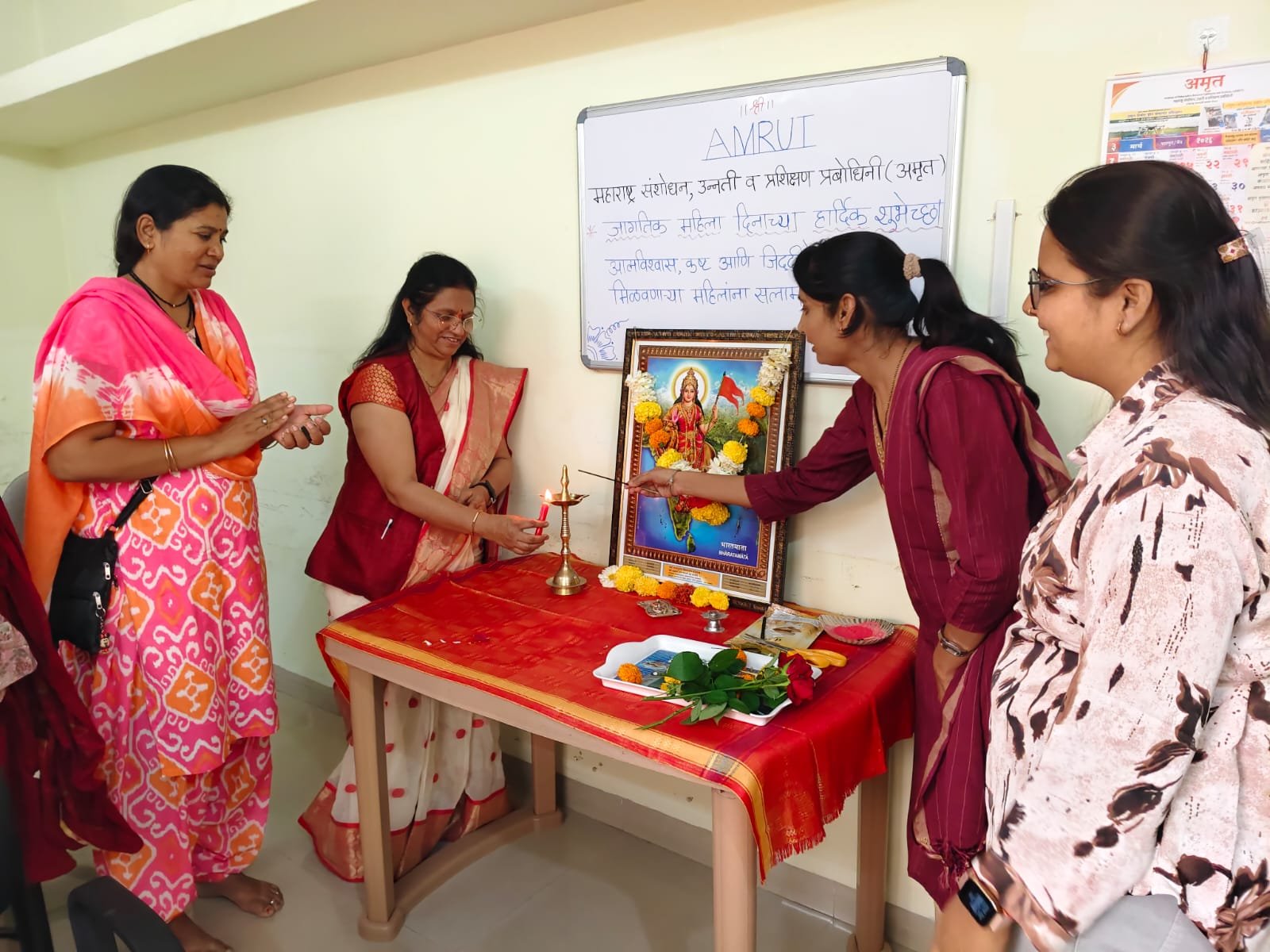 अमृत संस्थेच्या छत्रपती संभाजीनगर कार्यालयात महिला दिन विशेष उपक्रमाने साजरा