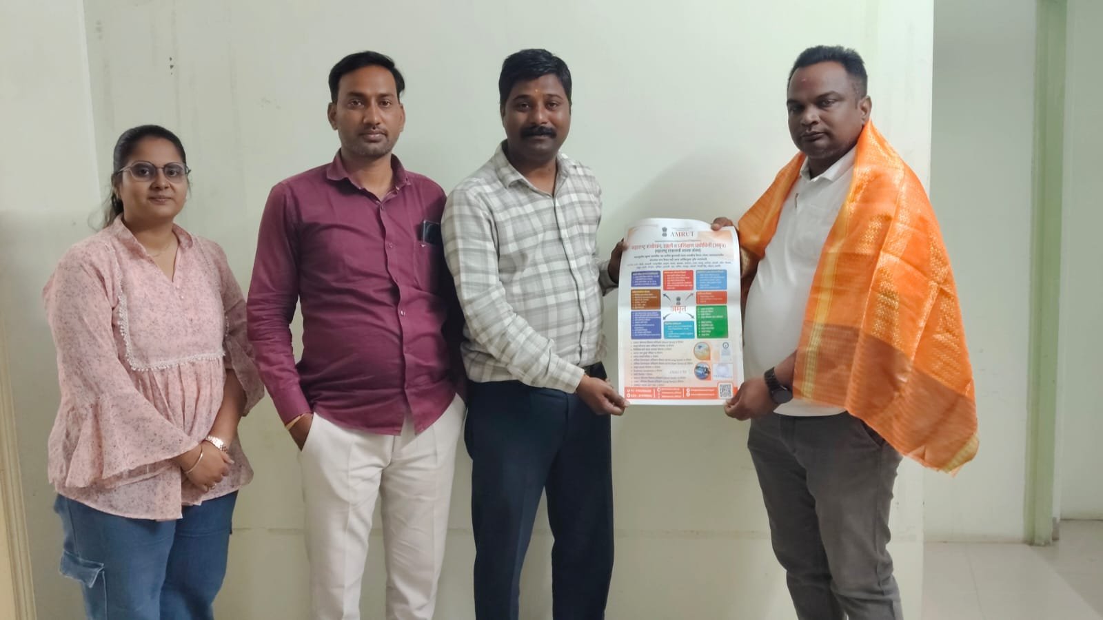 अमृतच्या योजना आणि उपक्रमांची माहिती घेण्यासाठी प्राचार्य राजेश धानोरकर यांची  छत्रपती संभाजीनगर विभागीय व जिल्हा कार्यालयाला भेट