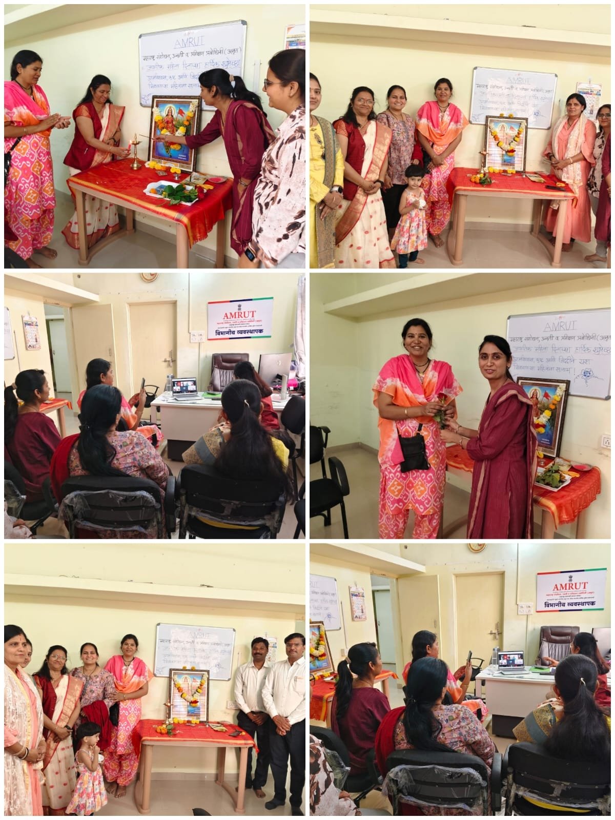 अमृत संस्थेच्या छत्रपती संभाजीनगर कार्यालयात महिला दिन विशेष उपक्रमाने साजरा अतिरिक्त फोटो