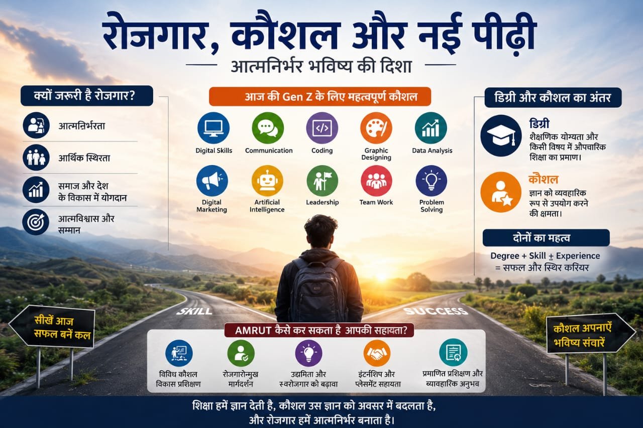 रोजगार, कौशल और नई पीढ़ी : आत्मनिर्भर भविष्य की दिशा