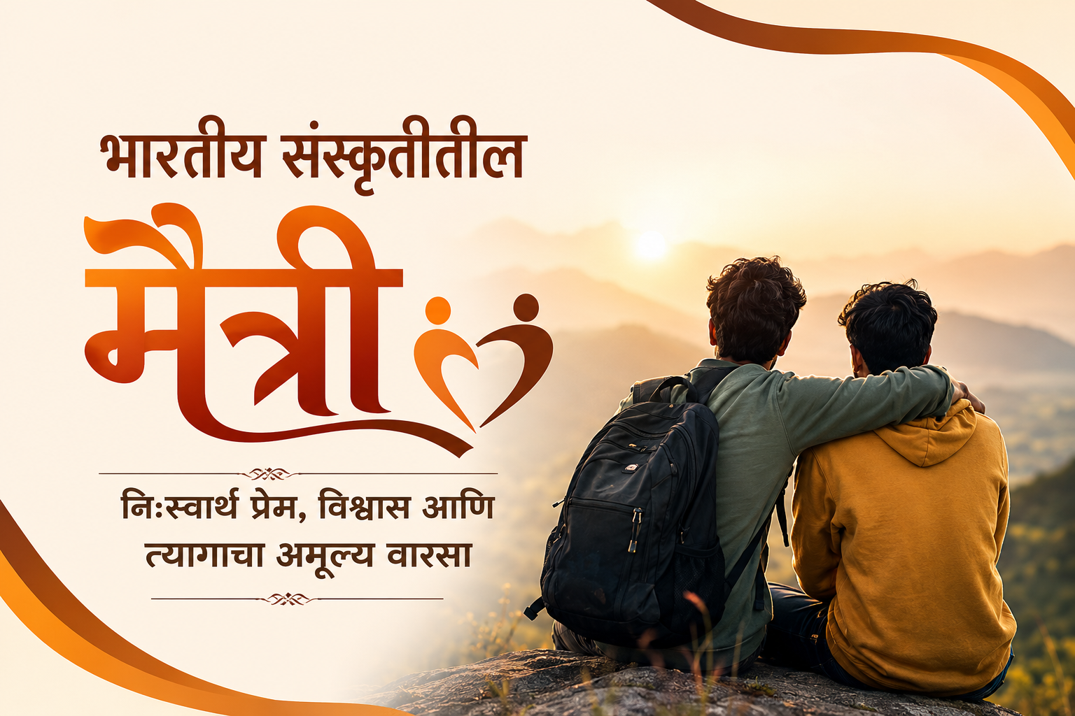 भारतीय संस्कृतीतील मैत्री : निःस्वार्थ प्रेम, विश्वास आणि त्यागाचा अमूल्य वारसा
