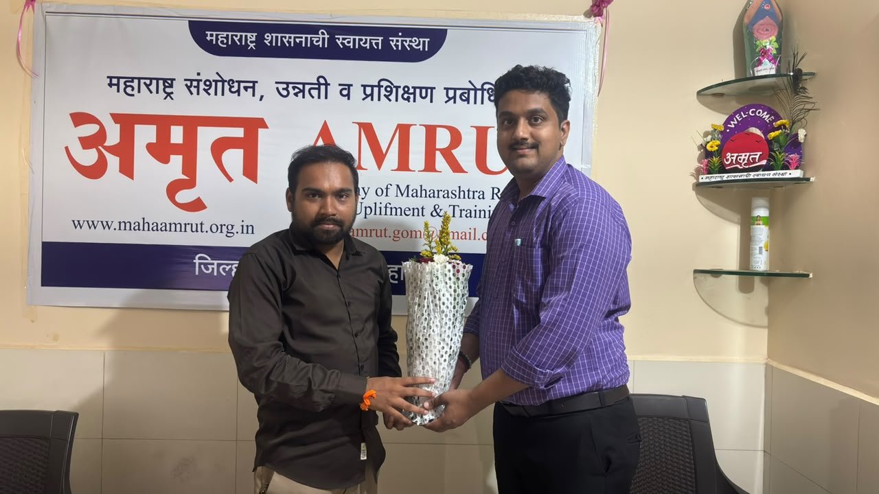 अमृत संस्थेच्या सहकार्याने कोल्हापूर येथील शिवम शिवस्वरूप भेंडे यांना  पहिल्या टप्यातच मिळाला तब्बल ₹६८,५३७ इतका वैयक्तिक कर्जावरील व्याज परतावा