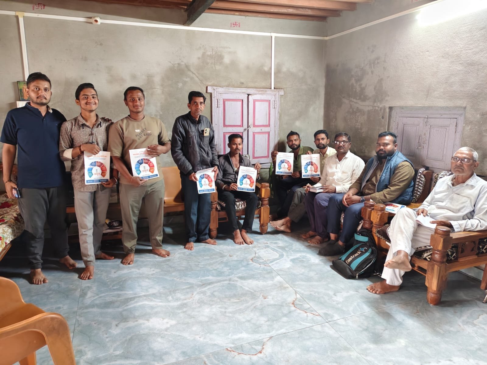 नंदुरबारच्या दुर्गम भागात अमृत संस्थेतर्फे शेतीविषयक प्रशिक्षण कार्यक्रम