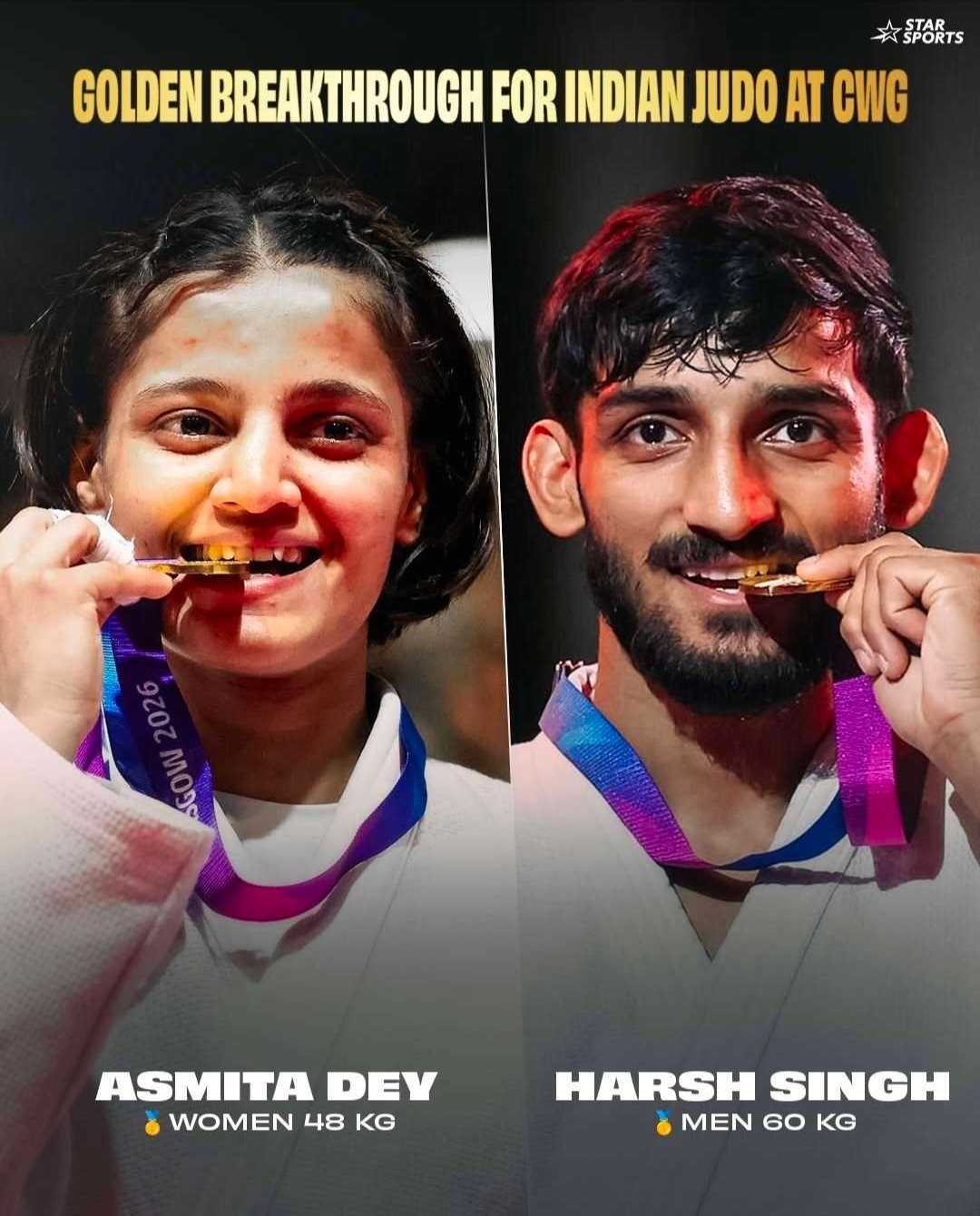 कॉमनवेल्थ गेम्स २०२६ मध्ये भारताचा ऐतिहासिक सुवर्णदिवस; अस्मिता डे आणि हर्ष सिंग यांची ज्युदोत सुवर्ण कामगिरी अतिरिक्त फोटो