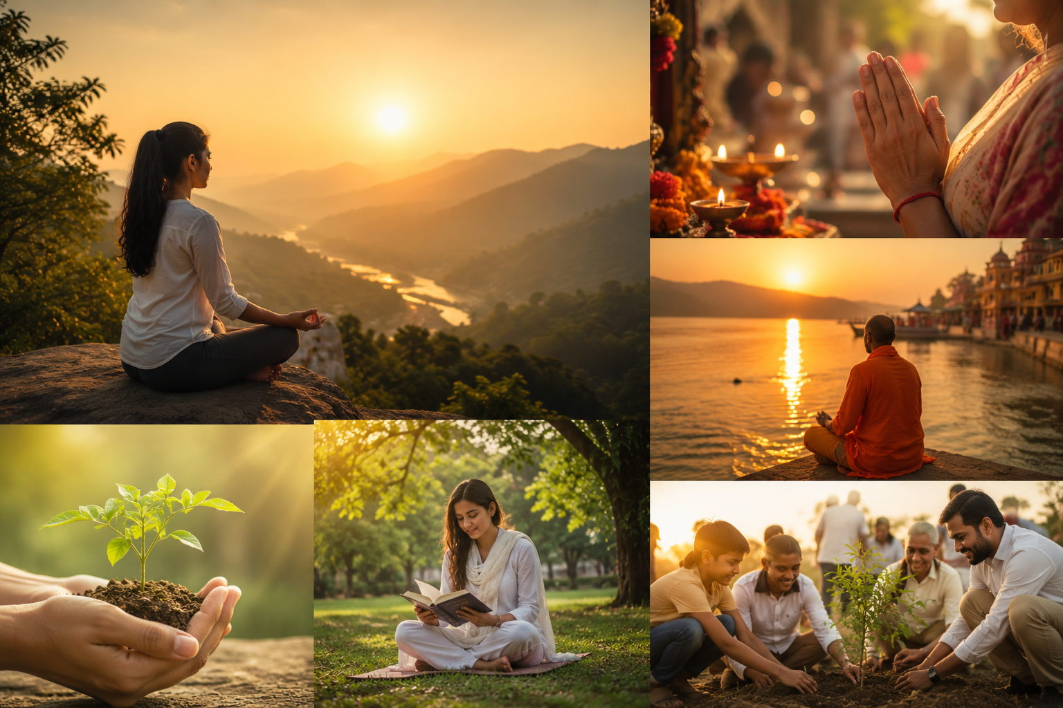भद्रं पश्येम अक्षभि - आम्ही डोळ्यांनी नेहमी मंगलकारक आणि शुभ पाहावे.