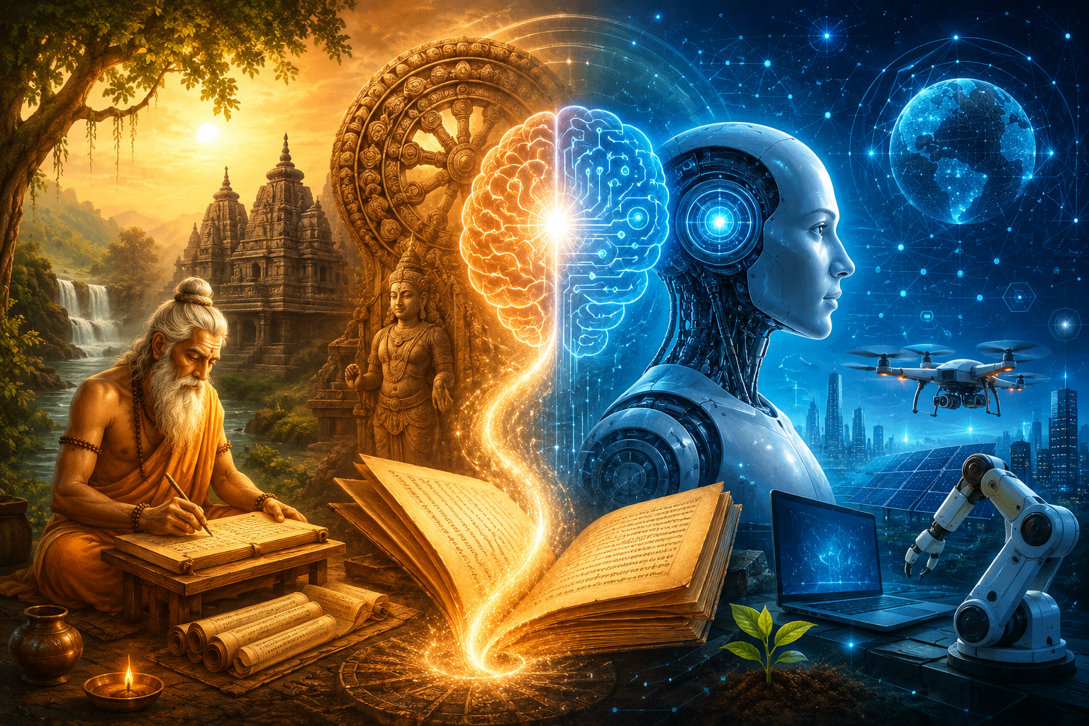 AI च्या युगात संस्कृत : प्राचीन ज्ञान ते भविष्याचे तंत्रज्ञान