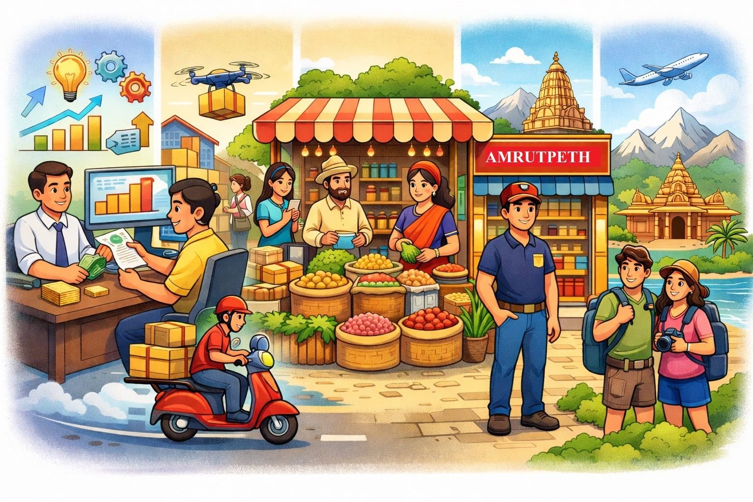 'अमृत'च्या नजरेतून आर्थिक विकास...