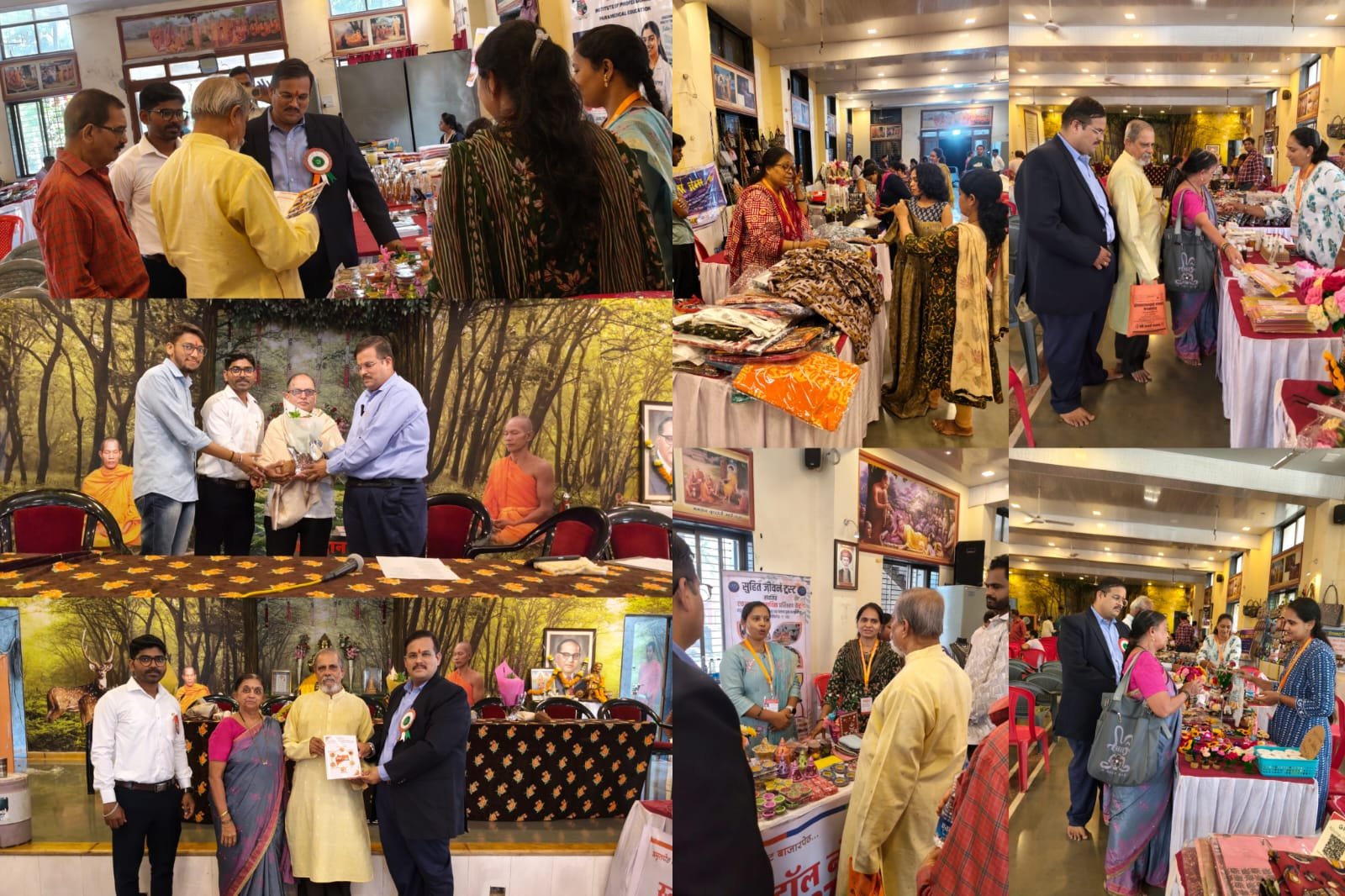 गोरेगावत संपन्न झाली अमृत संस्थेमार्फत अमृतपेठ थेट स्वदेशी बाजारपेठ अतिरिक्त फोटो