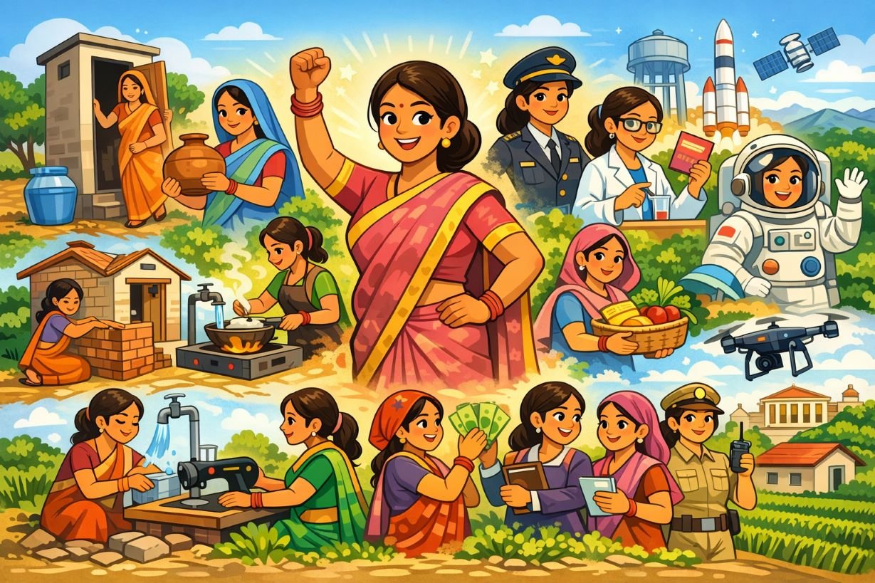 नारी शक्ती : मूलभूत सन्मानापासून स्वतःचे अवकाश विस्तारण्यापर्यंत...