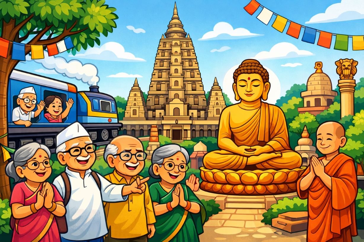 महाराष्ट्रातील ज्येष्ठ नागरिकांना मोफत बोधगया सहलीची संधी