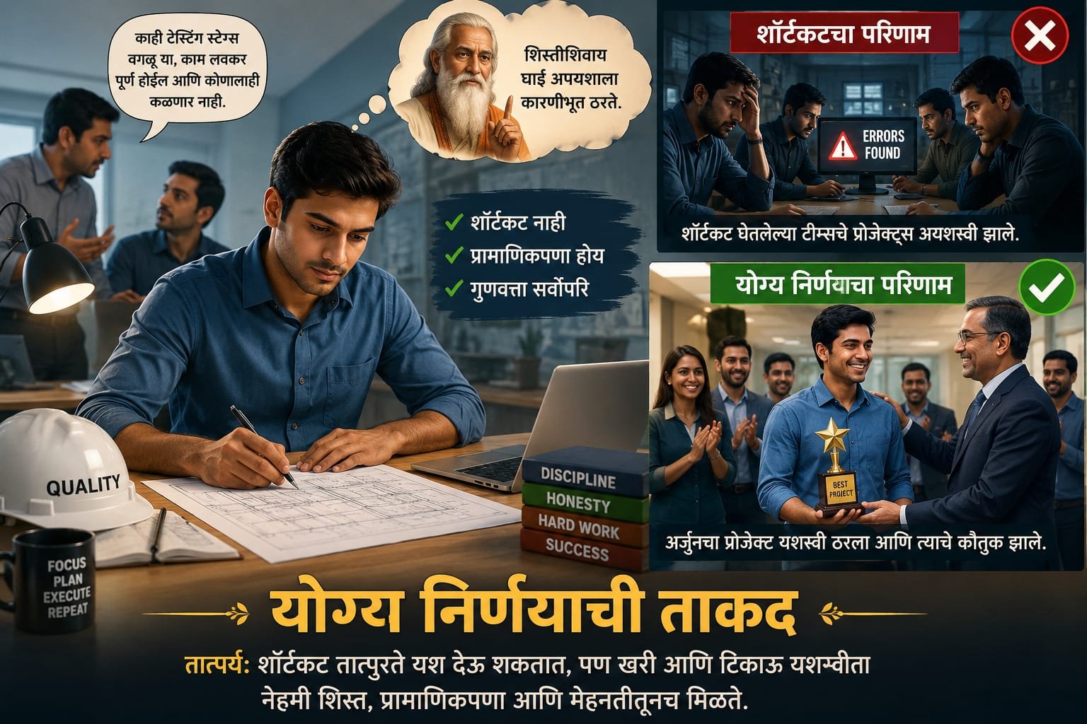 योग्य निर्णयाची गोष्ट