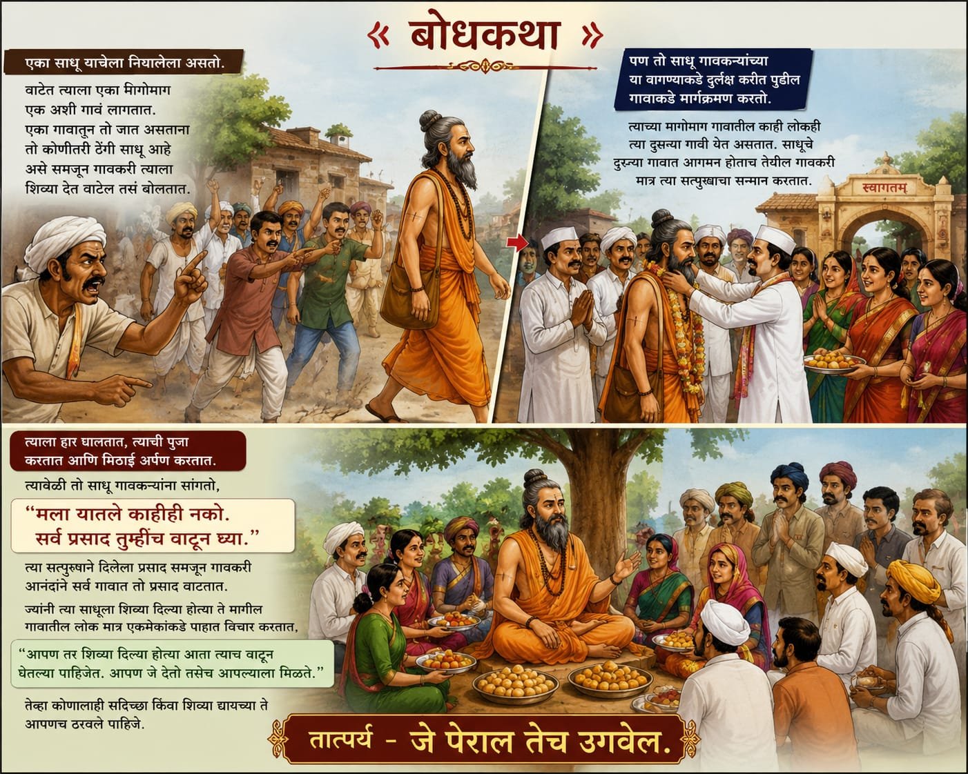 जे पेराल तेच उगवते