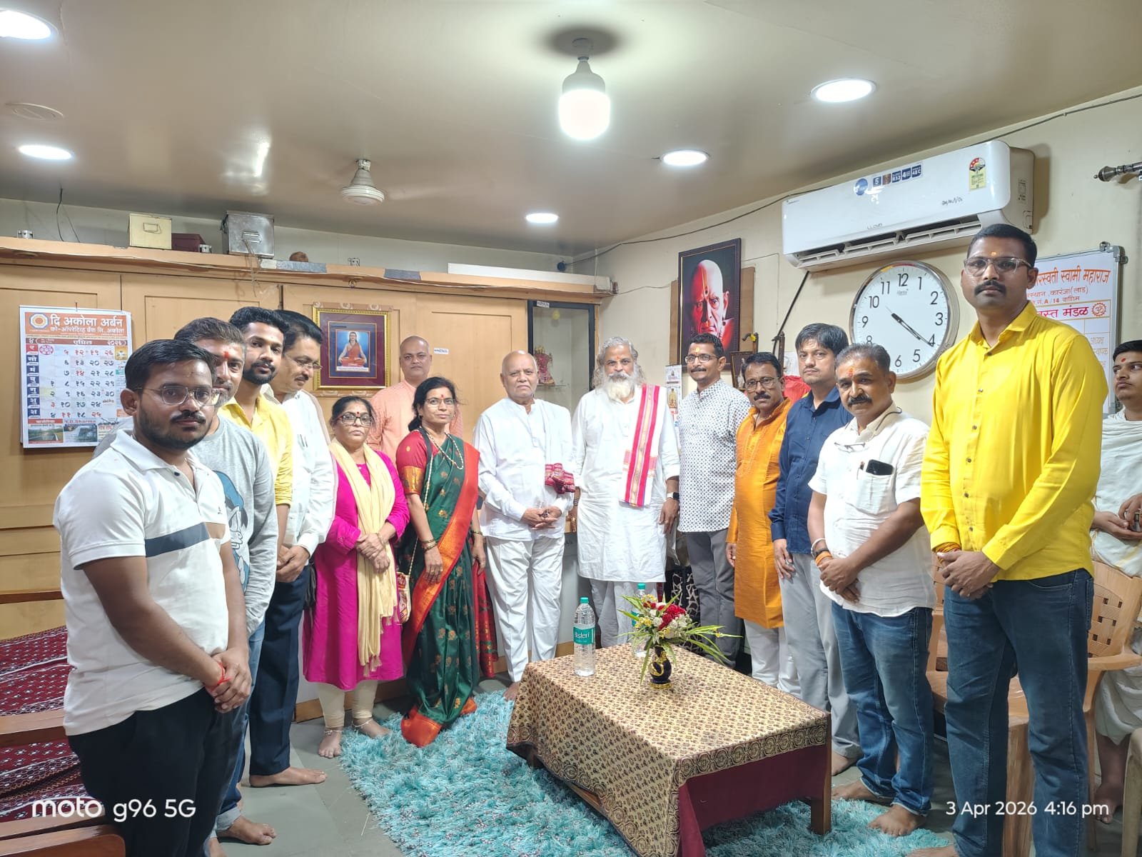 भगवान परशुराम परिक्रमा मंडळाने गुरुमंदिरात घेतले आशीर्वाद